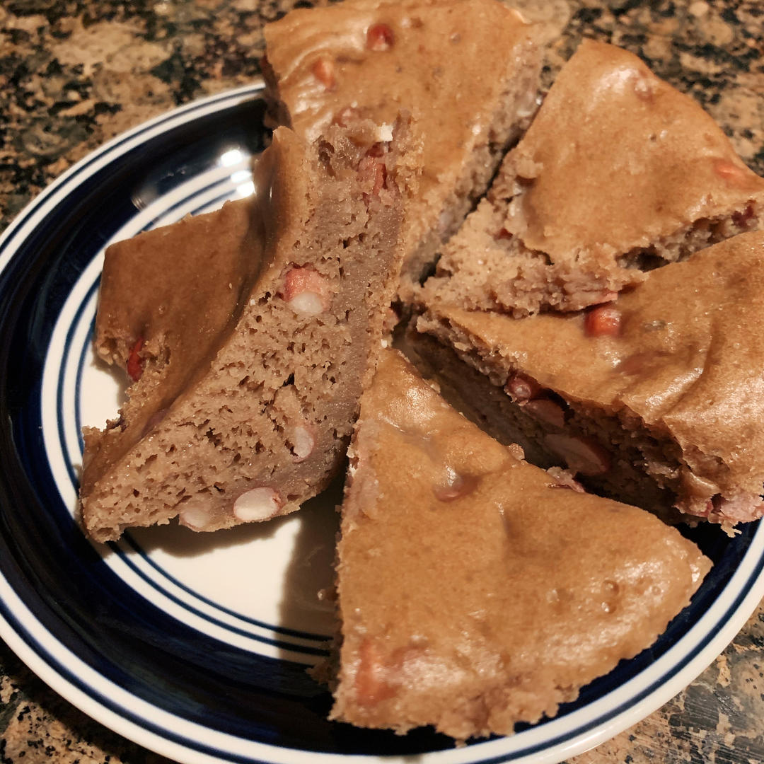 红豆糯米发糕 ~ 消耗蜜红豆