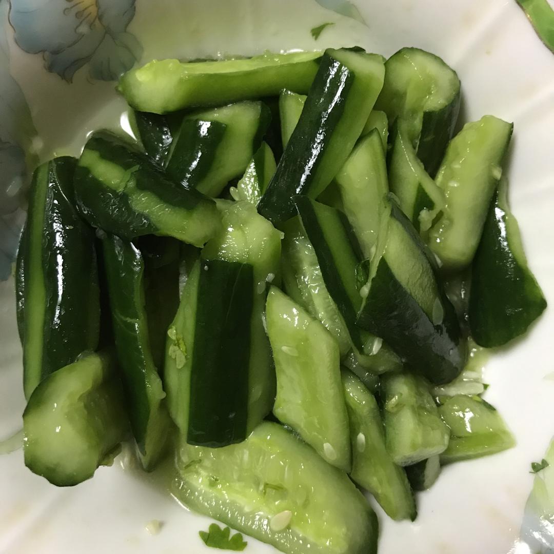 蒜泥黄瓜