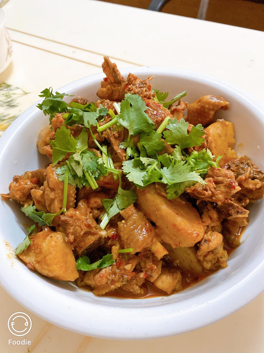 红烧芋儿鸡的做法