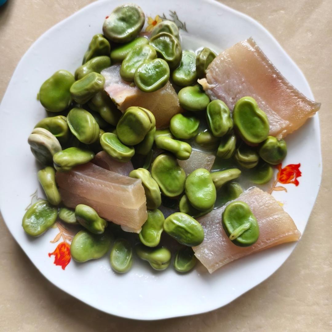 咸肉豆板