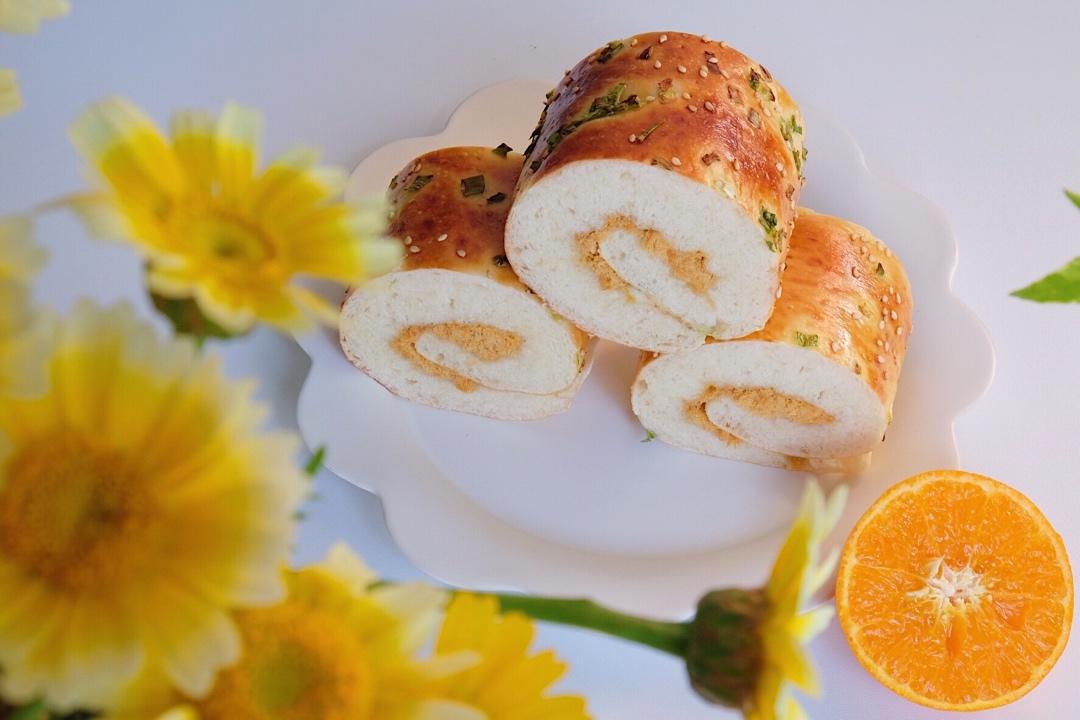 回忆的味道---肉松面包卷