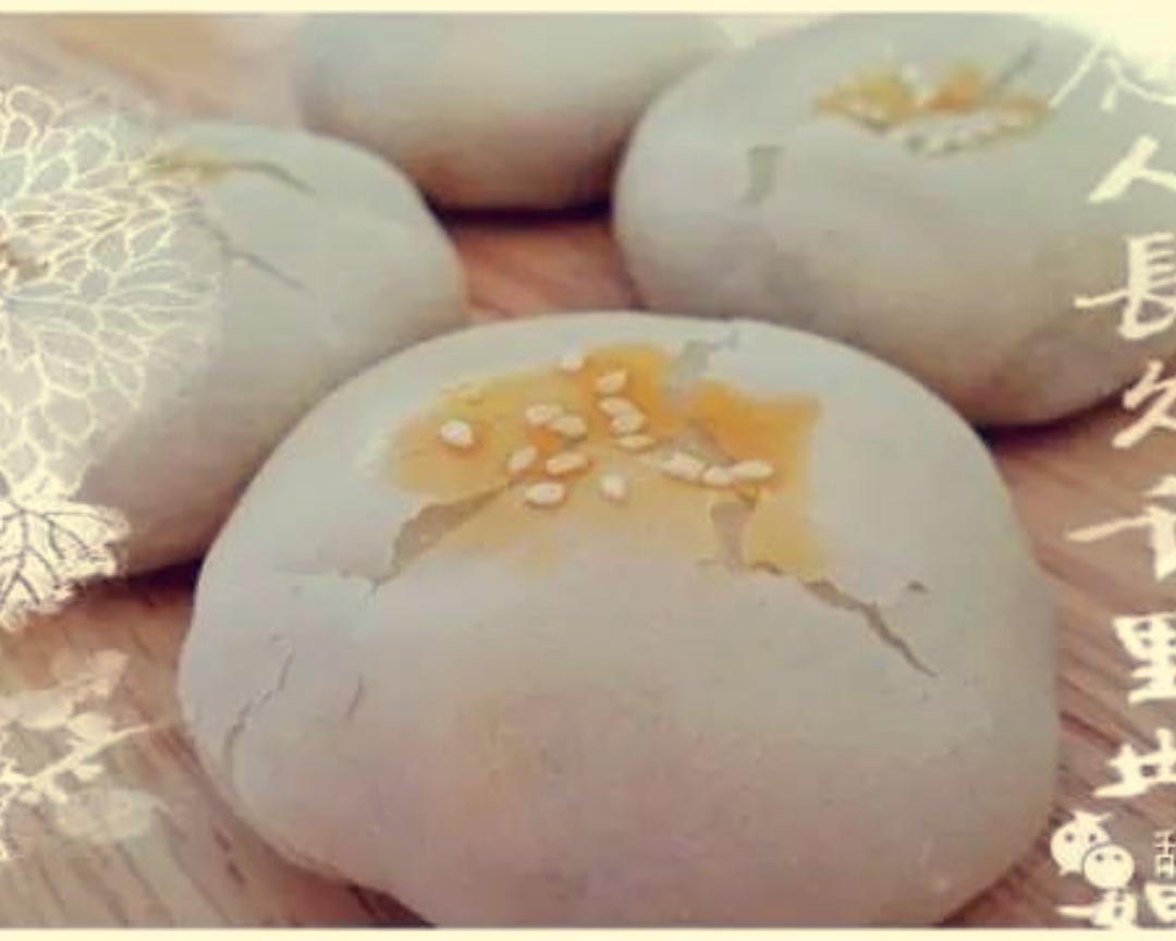 酥的直掉渣的酥皮月饼