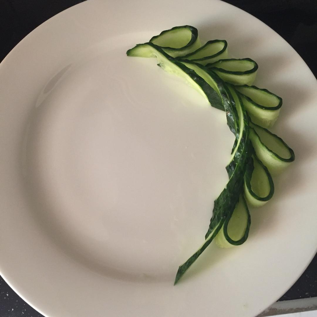静好如花做的黄瓜围边