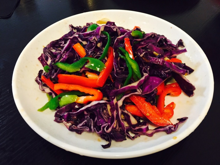 紫甘蓝拌黑木耳