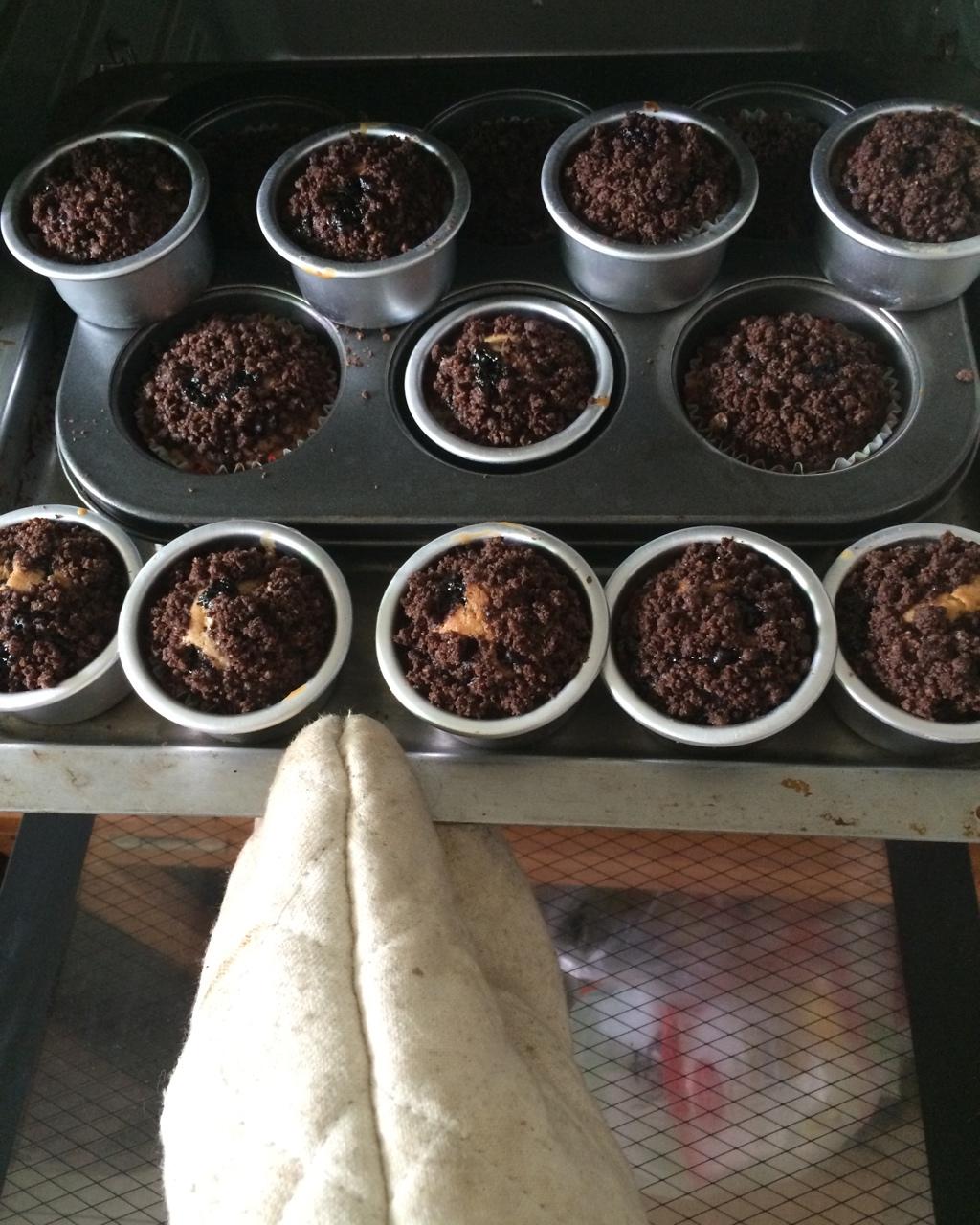 巧克力酥顶玛芬蛋糕 Choc Chip Muffins