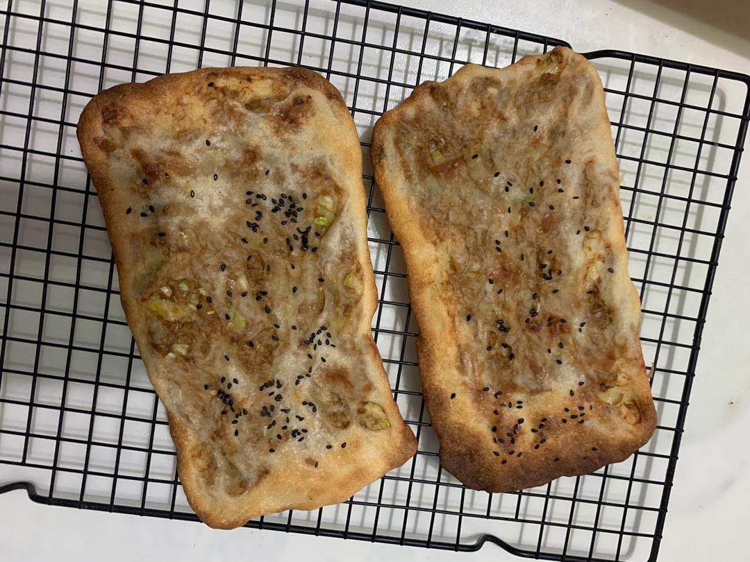 👩‍🍳香喷喷的榨菜鲜肉锅盔～吃一次忘不了💁🏻‍♀️