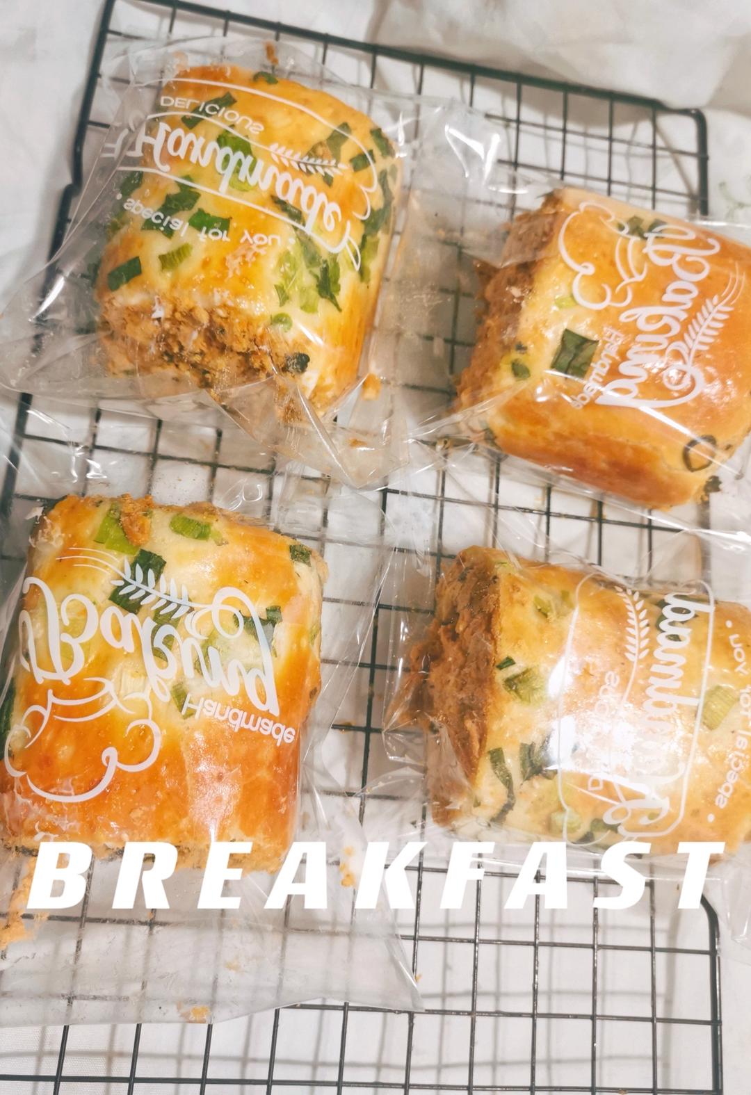 回忆的味道---肉松面包卷