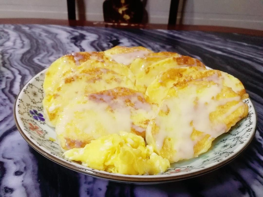 鸡蛋煎馒头片
