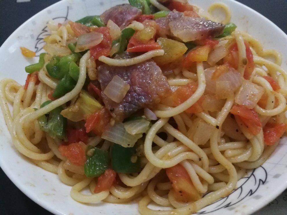 番茄肉酱意大利面