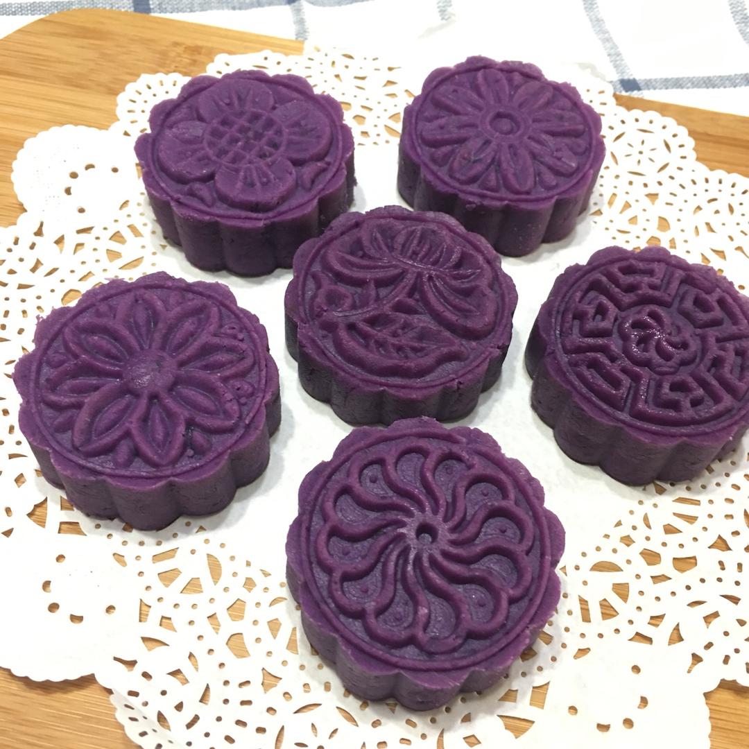 紫薯豆沙糕