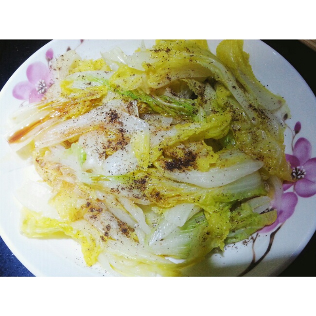 响油白菜