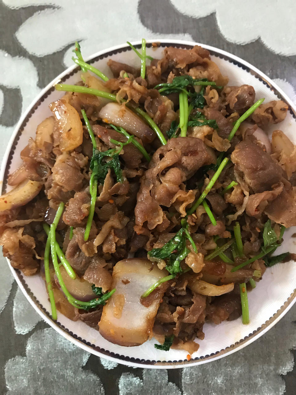 孜然羊肉片