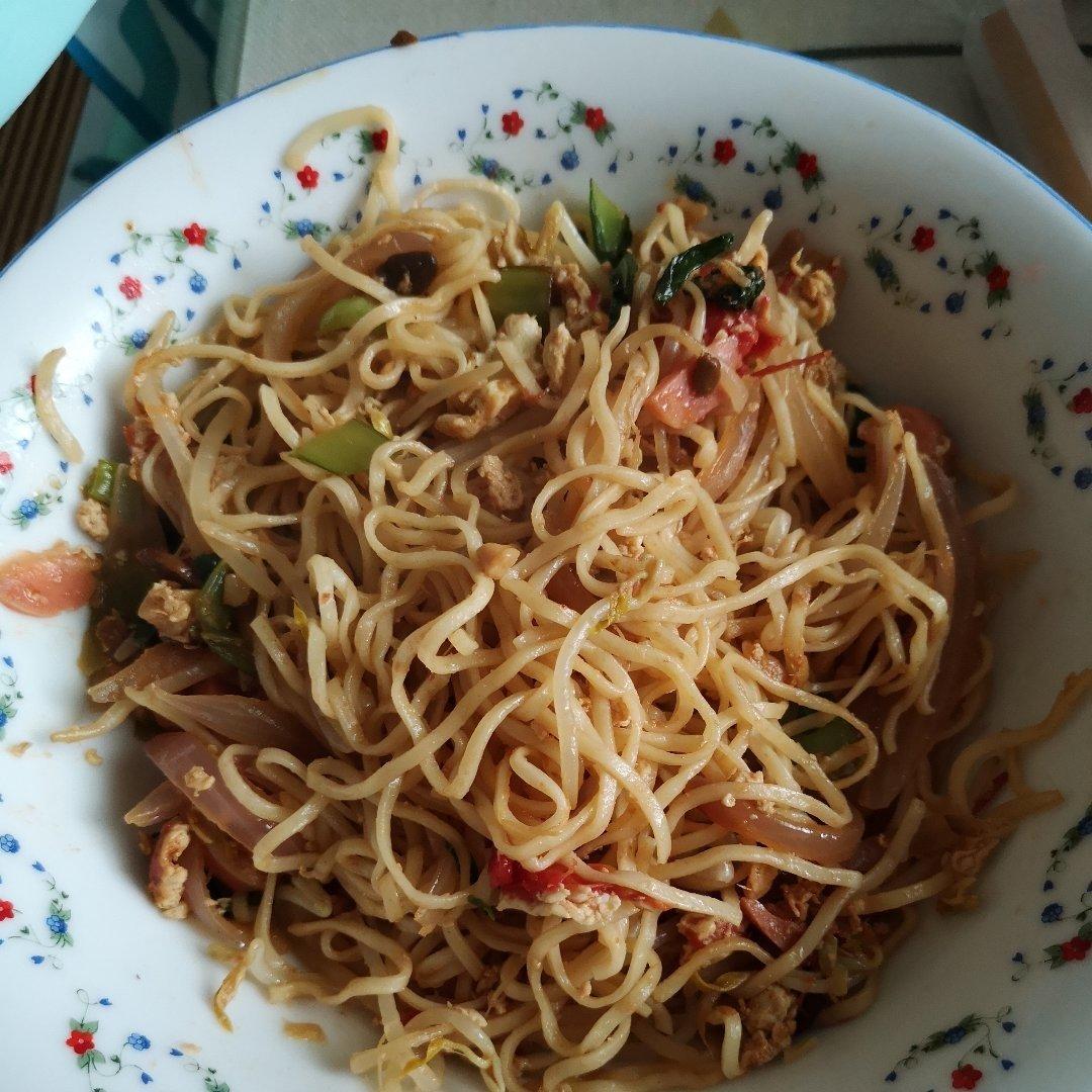 家常炒细面