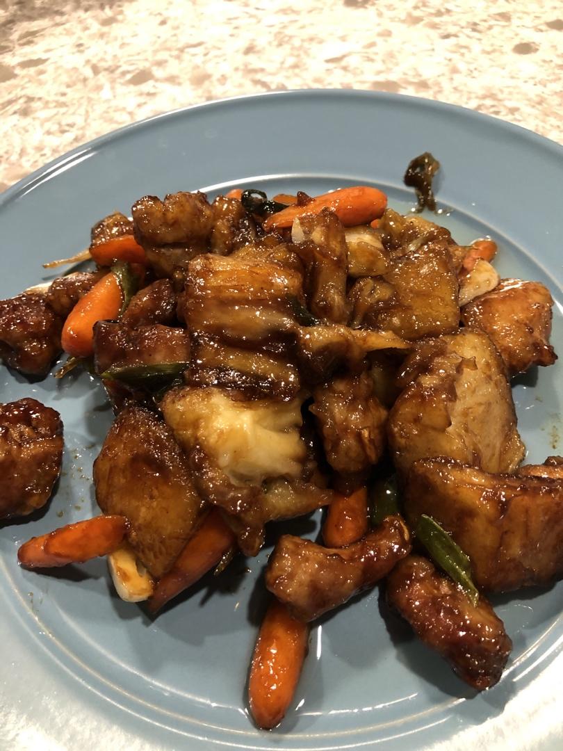 溜肉段烧茄子（东北硬菜呀哈哈）