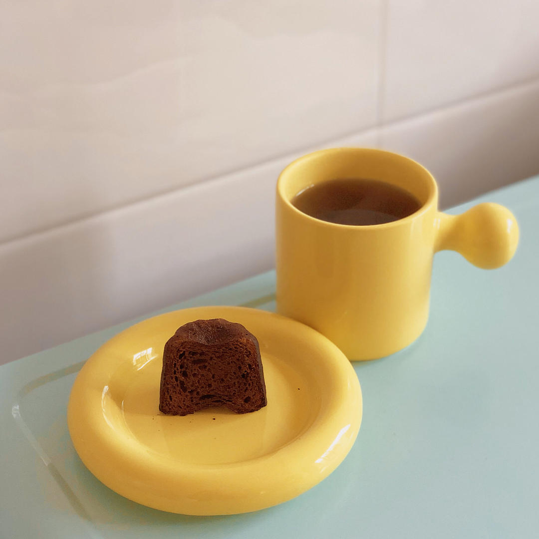 波尔多可露丽（鸳鸯奶茶与抹茶）—便宜钢模无需震面糊