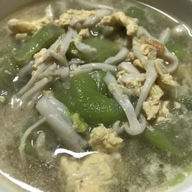海鲜菇丝瓜蛋汤