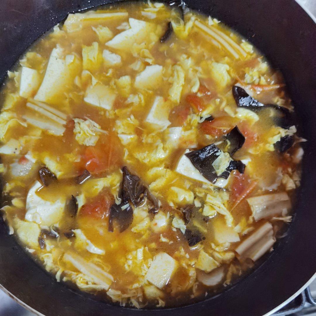 酸辣豆腐汤