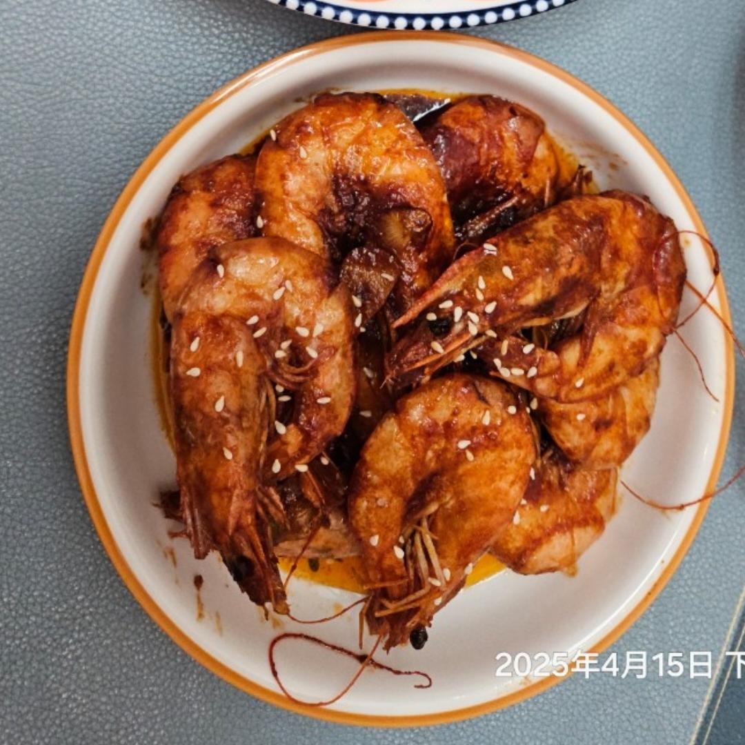 家庭版油焖大虾