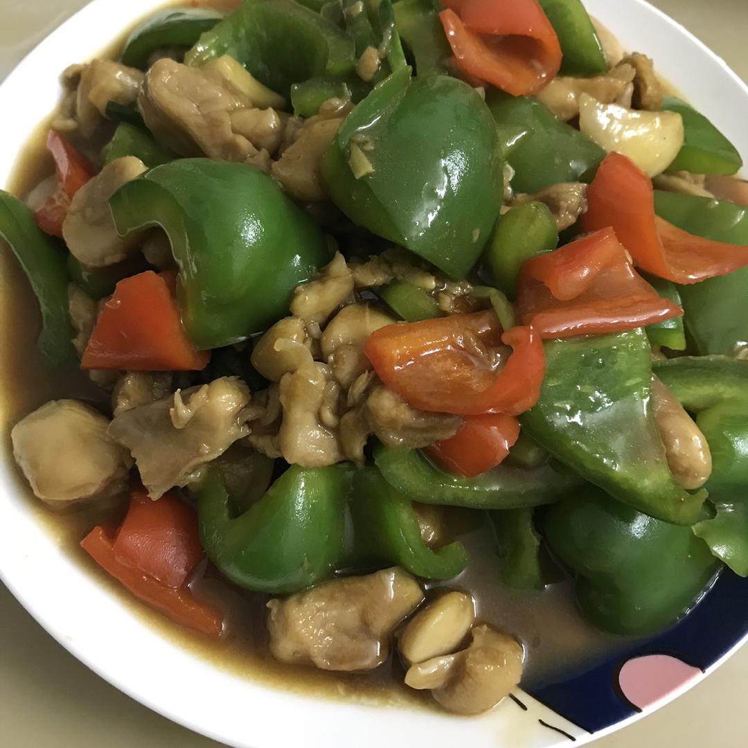 青椒炒鸡腿肉