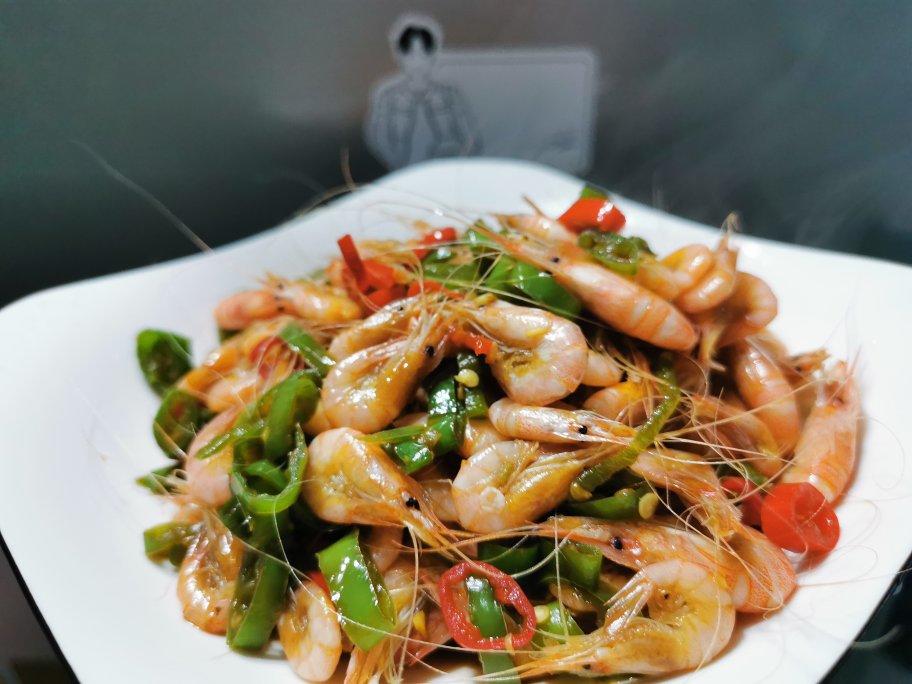 番茄不吃番茄酱做的青椒炒虾米