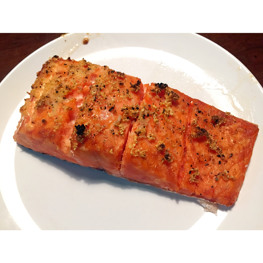锡纸烤三文鱼  （Salmon Baked in Foil）