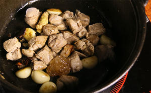 羊肉豆腐酸菜煲的做法 步骤8