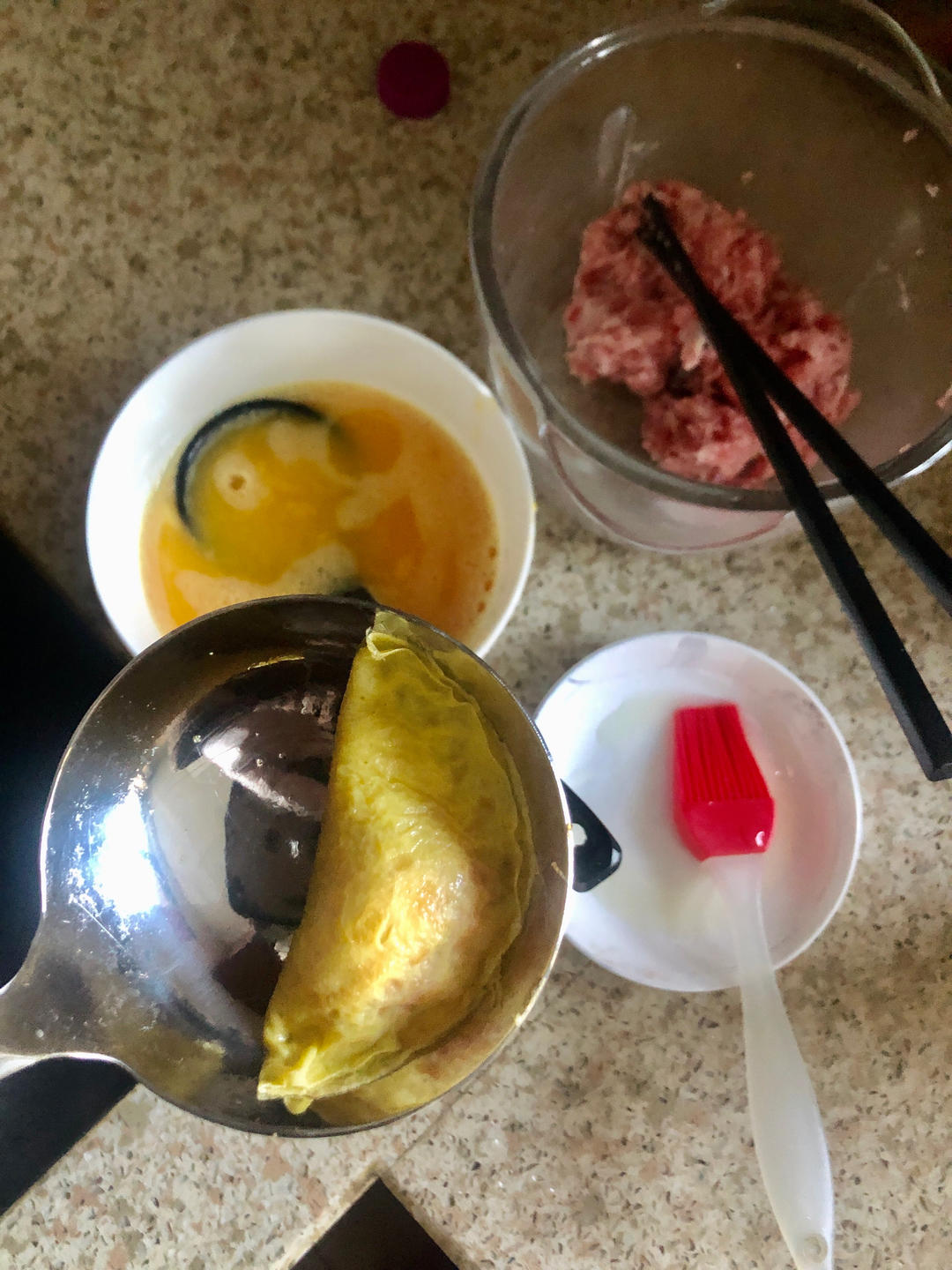 过年必备菜…蛋饺…