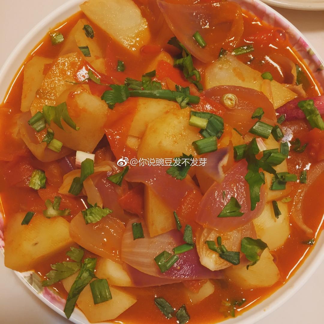 超级浓超好喝的番茄土豆汤