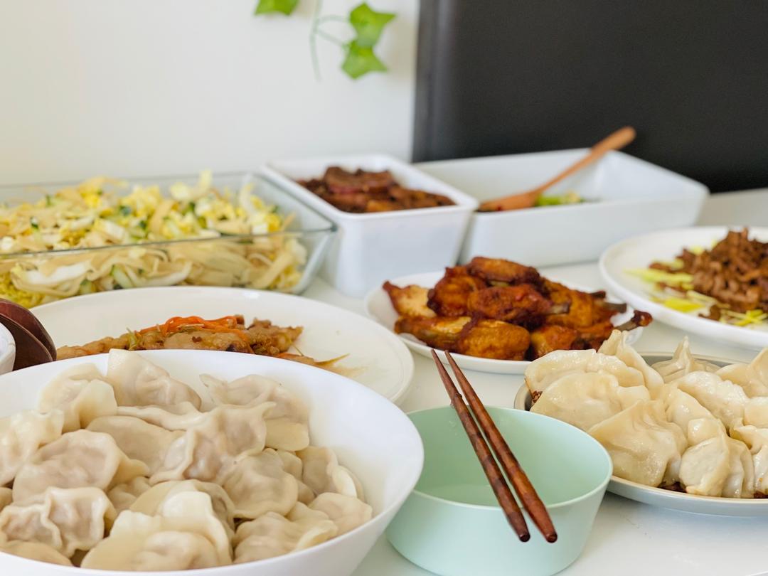 家常菜24 饺子 锅包肉 卤鸭脖 卤素菜 卤猪蹄八道菜