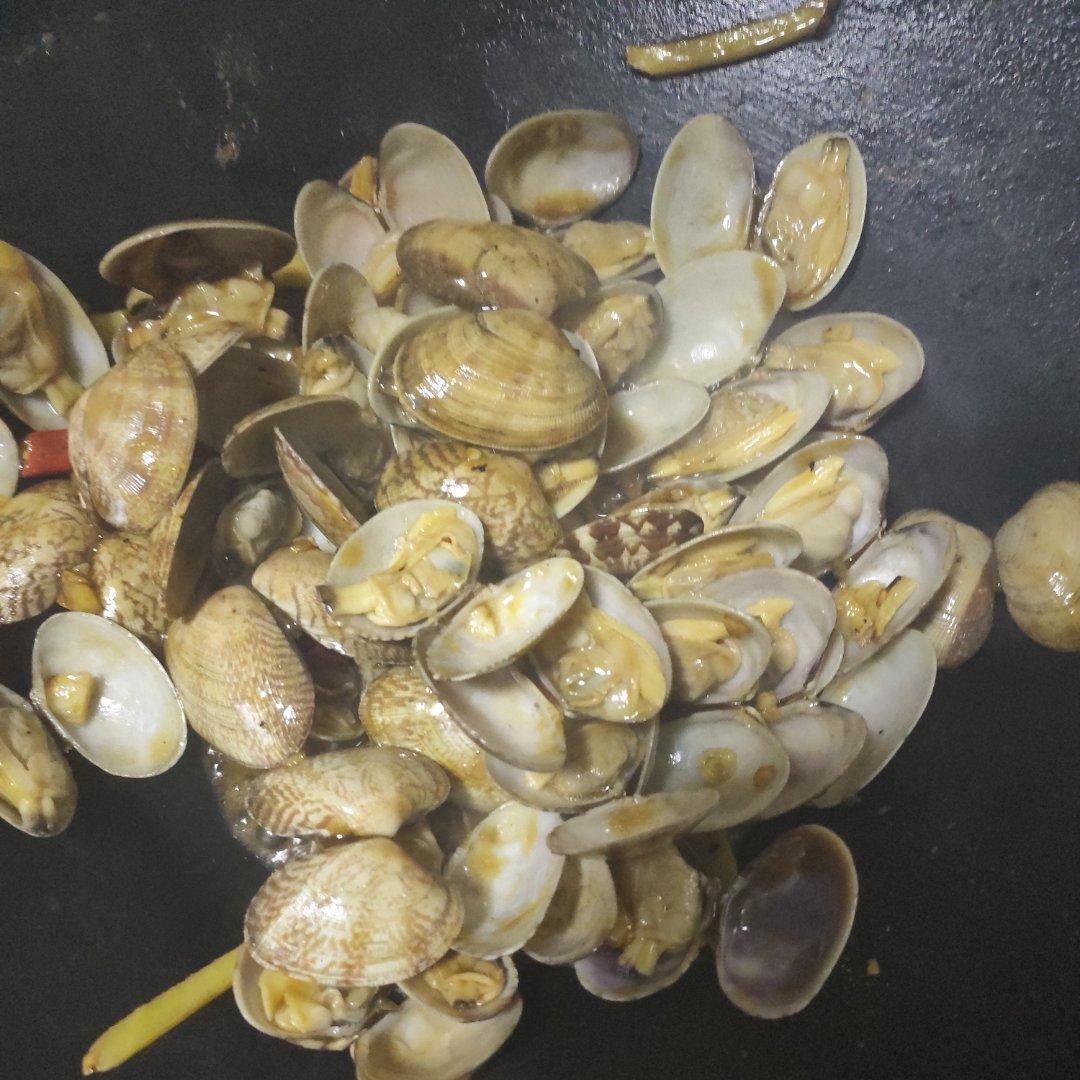 姜葱炒花甲