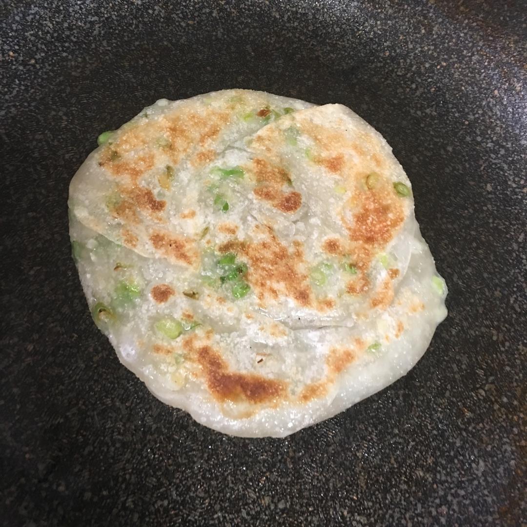 饺子皮葱油饼