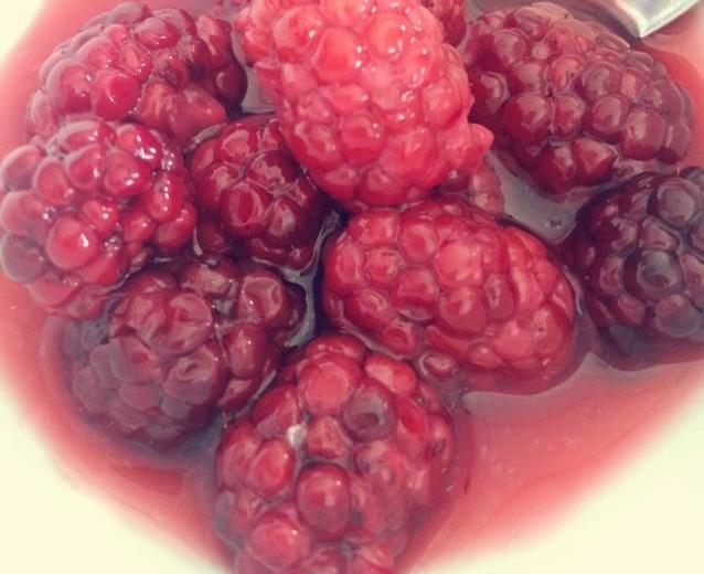 糖水树莓的做法