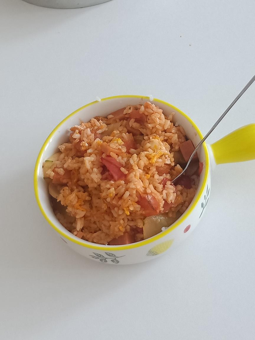 好吃的番茄炒蛋炒饭的做法
