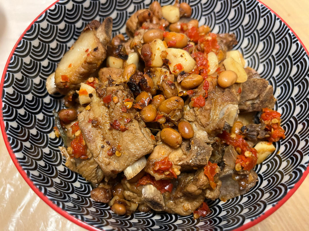 干豆角蒸排骨-经典湘菜浏阳蒸菜