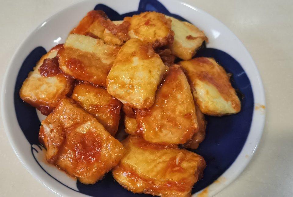 给肉都不换的糖醋豆腐‼️外脆里嫩，巨下饭‼️