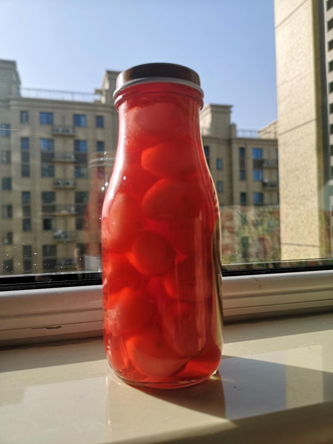 年夜饭头道菜～鸿运当头（樱桃小萝卜）