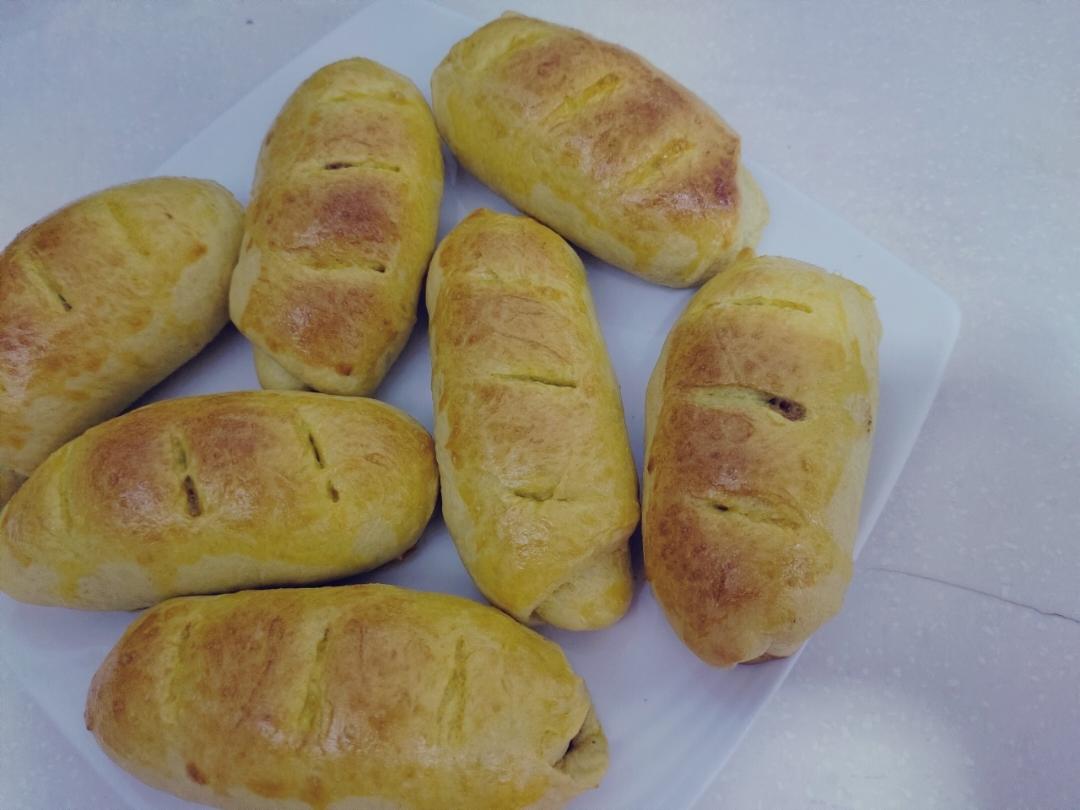 红豆面包卷(香甜美味)