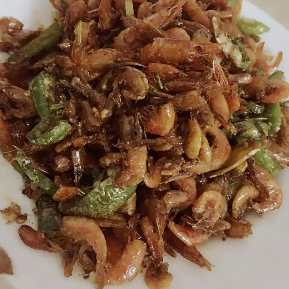 辣椒炒虾