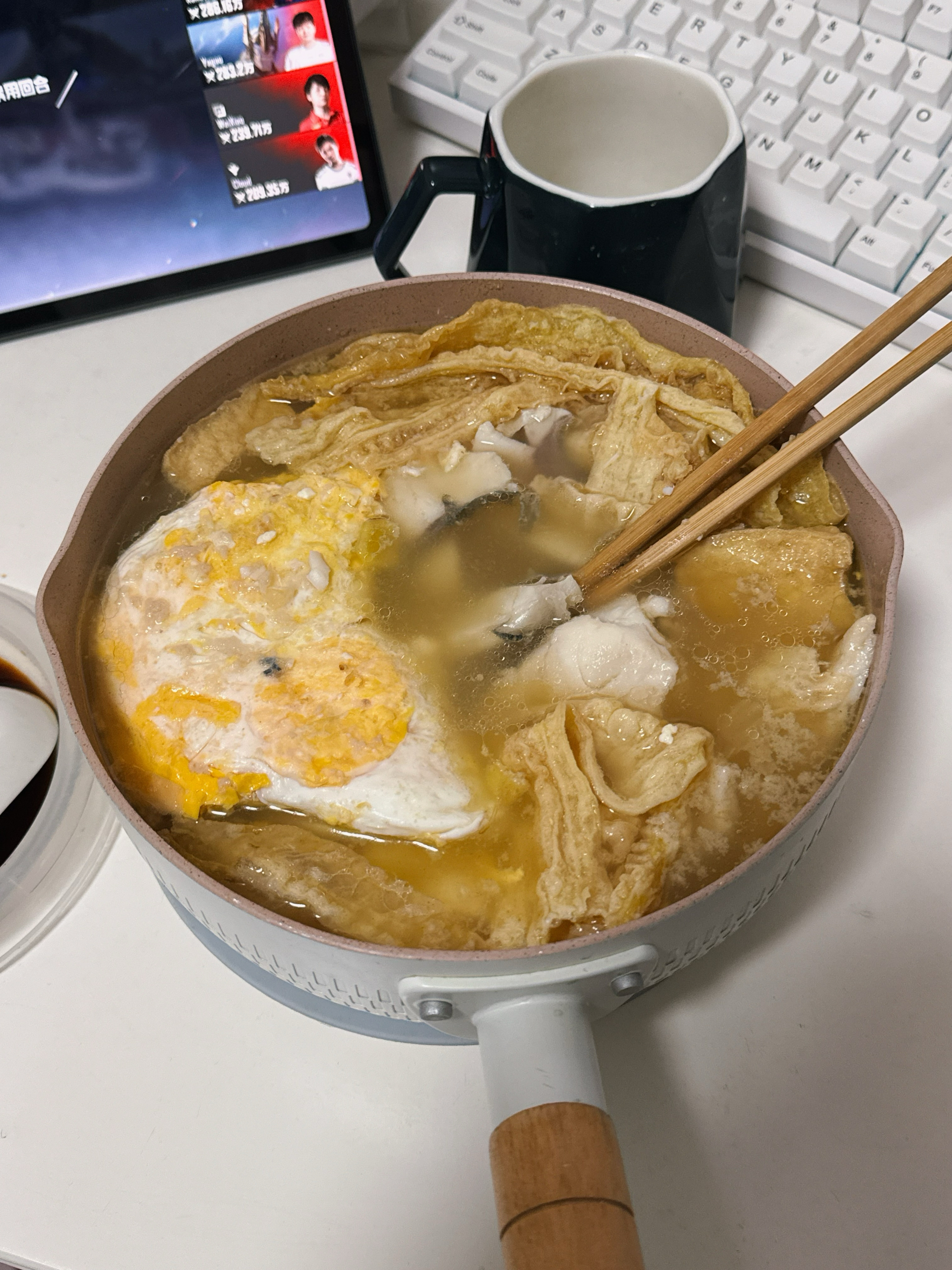 嫩豆腐鱼片汤