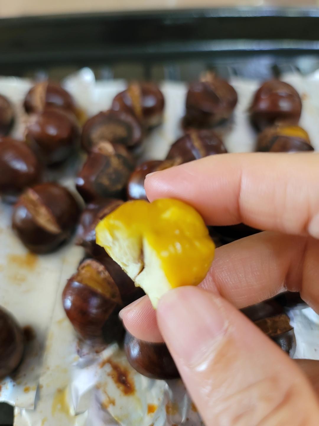 ‼️香甜软糯‼️轻松好剥㊙️烤箱版糖炒栗子