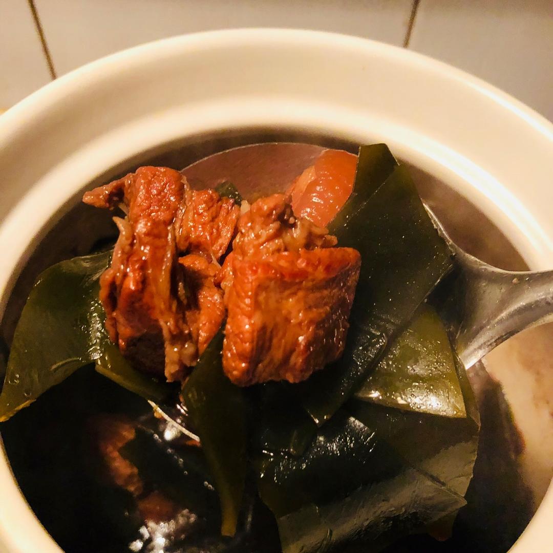 红烧肉炖海带