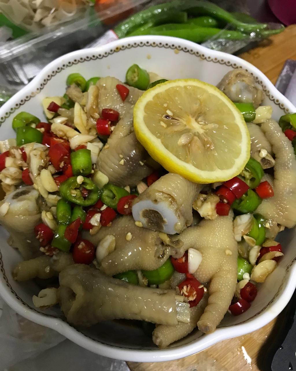 柠檬酸辣鸡爪