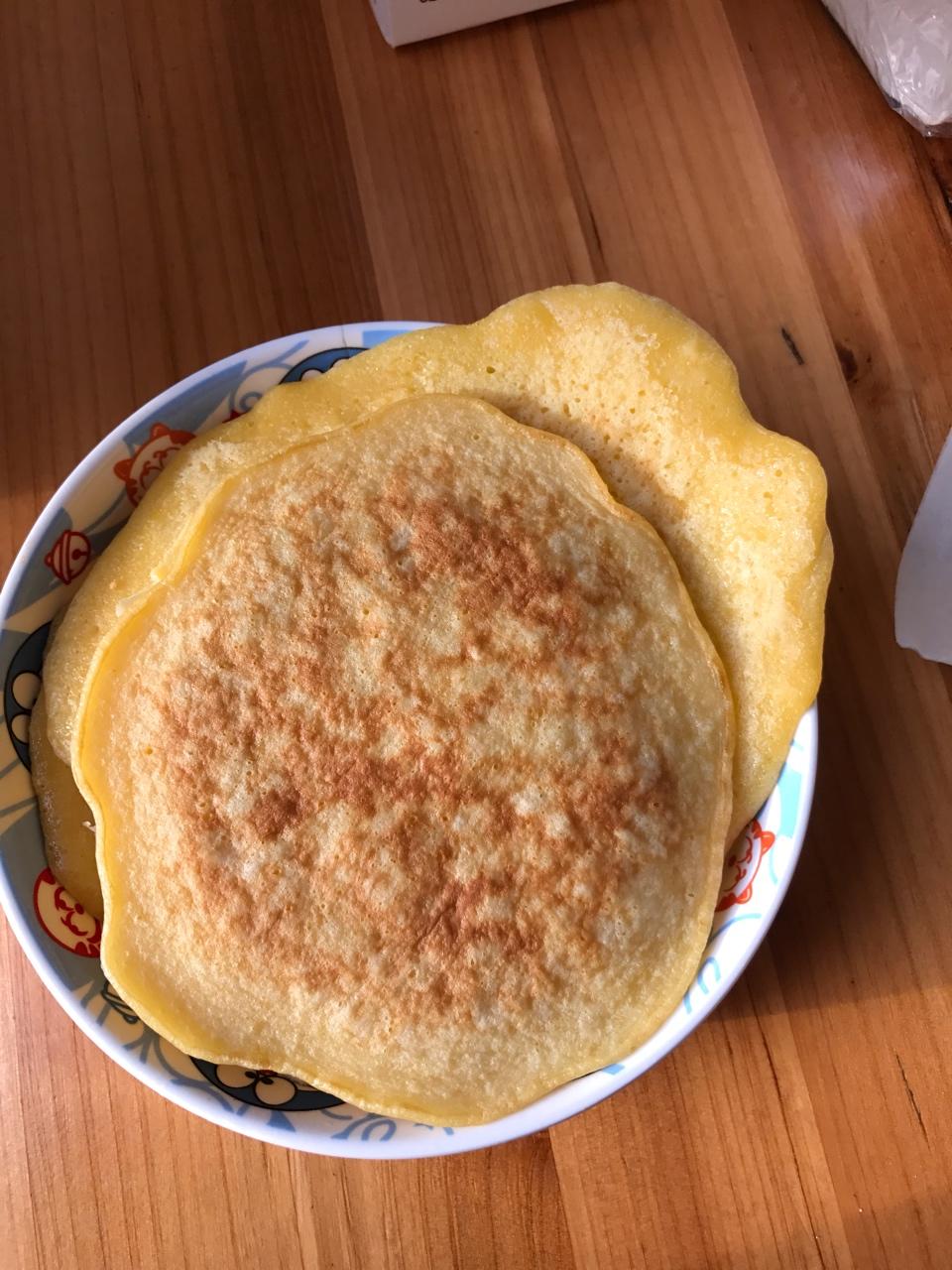 玉米面鸡蛋饼
