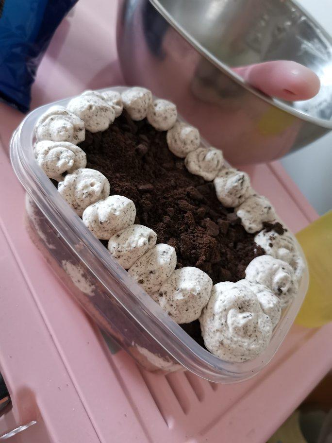 低糖不腻的奥利奥咸奶油蛋糕盒子