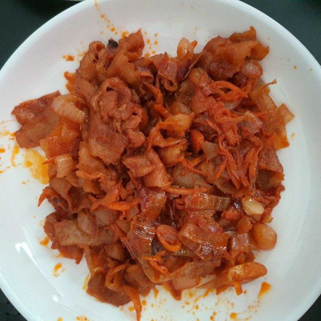 韩国辣酱炒五花肉