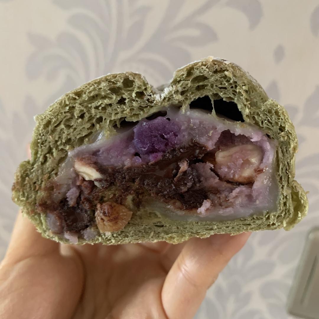 麻薯夹心可可（抹茶）软欧