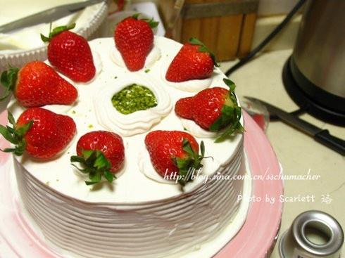 草莓海绵蛋糕的做法