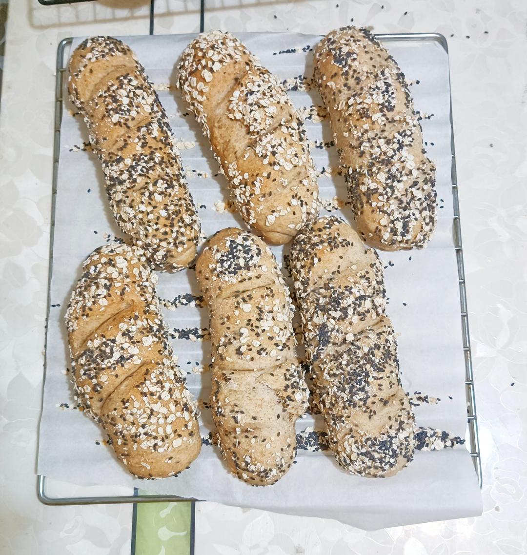 赛百味面包胚--蜂蜜燕麦面包 50%全麦 山寨版