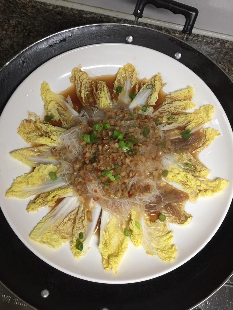 蒜蓉粉丝蒸娃娃菜