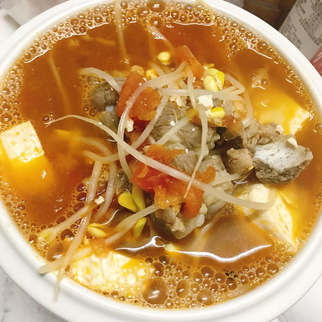 #排毒汤#西红柿豆芽汤